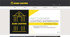 Desktop Screenshot of homelightingcanada.com
